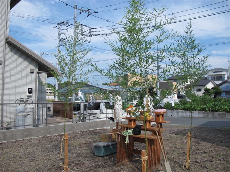 祝地鎮祭★富士市・重量鉄骨の家